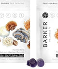 Barker Wellness Co Daytime & Nighttime Mushroom Gummies Bundle Sugar Vegan With Reishi Lion'S Mane Cordyceps Focus Energy Relaxation & Sleep Support 120 Count