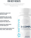 Revive Md Vitamin B Complex Capsules - Supports Heart Health & Immune System - B-Complex Vitamin Supplement For Women & Men - Vitamin B12 Complex Promotes Healthy Brain Function & Boosts Energy