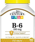 21St Century Vitamin B6 100 Mg 110 Count