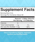 Maryruth'S Maryruth Organics Organic Infant Ionic Zinc Liquid Drops Zinc Sulfate For Immune Support Organic Glycerin Antioxidant Vegan Formulated For Babies Ages 6-12 Months 1 Month Supply 2 Fl Oz