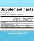 Maryruth'S Maryruth Organics Organic Infant Ionic Zinc Liquid Drops Zinc Sulfate For Immune Support Organic Glycerin Antioxidant Vegan Formulated For Babies Ages 6-12 Months 1 Month Supply 2 Fl Oz