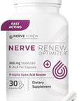 Nerve Re Optimizer 3 Pack (90 Capsules) 300 Mg Stabilized Ralpha Lipoic Acid Per Capsule For Natural Nerve Discomfort Support Fast Absorption Safe And All Natural