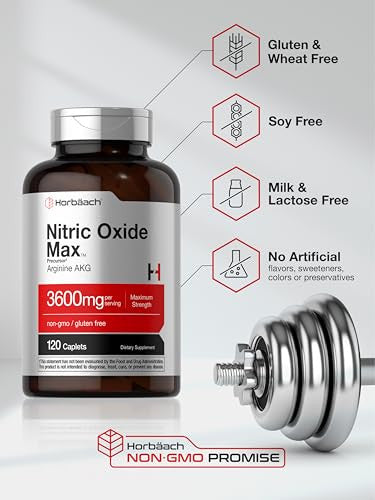 Horbaach Nitric Oxide Max 120 Cap 3600Mg