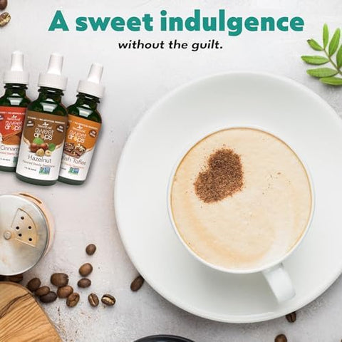 SweetLeaf Sweet Drops Flavored Stevia Liquid Sweetener Organic Stevia Extract Zero Calories Gluten Free Keto Friendly Non GMO Natural Flavors Sugar Alternative Cinnamon 2 Fl Oz (Pack of 1)