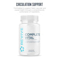 Revive Md Supplements & Support Complete Vital (120 Vegetarian Capsules) - Nac & Coq10 Supplement Supports Health & Antioxidant Activity (30 Servings)