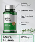 Horbaach Muira Puama Root Extract 90 Capsules