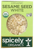 SPICELY Organic White Sesame Seeds 0.45 OZ