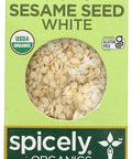 SPICELY Organic White Sesame Seeds 0.45 OZ