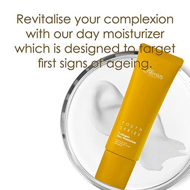 Skin Chemists Collagen Anti Aging Day Cream Anti Aging Skin Care Face Moisturizer Infused Collagen Marine Amino Acids And Coconut Oil - Daily Anti Aging Skincare - 1.69 Ounces