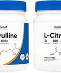 Nutricost Pure Lcitrulline (Base) Powder (600 Grams) (2 Bottles)