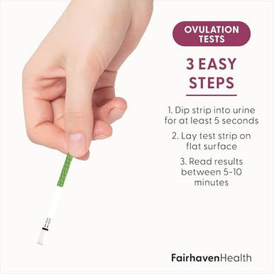 Fairhaven Health Bfp Kit 40 Ovulation And 10 Pregnancy Test Strips " Monitor Lh And Hcg Levels Early Detection At Home For Women Trying To Get Pregnant Made In North America