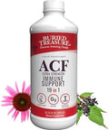 Buried Treasure Acf Extra Strength Liquid Immune Support " 1000Mg Vitamin C Elderberry Zinc & Ecea " Shortterm Adult Wellness Supplement 16 Fl Oz