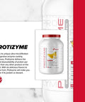Metabolic Nutrition Protizyme 100 Whey Protein Powder High Protein Low Carb Low Fat Whey Protein Digestive Enzymes 24 Essential Vitamins And Minerals 4 Pound (52 Ser)