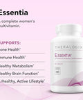 Theralogix Essentia Multivitamin for Women 90Day Supply Women's Daily Multivitamin Supports Immune Health and Bone Health Includes Vitamin C Vitamin D Zinc and More NSF Certified 90 Tablets