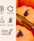 Winky Lux Pumpkin Spice Latte Balm Hydrating Lip Balm Sheer Nude Tint With Vitamin E And Jojoba Oil To Moisturizer Lips Vegan & Cruelty