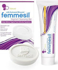 Femmesil Cream, Vaginal Yeast Infection Treatment For Women + Vaginal Soap Bar 2-Product Kit, Natural Antifungal Cream To Relieve Feminine Itch & Irritation (1Oz Tube & 75G Soap)