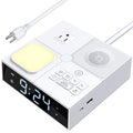 Gannyfer White Noise Sound Machine With Dual Alarm Clock - Soft Night Light 41 Non Looping Sounds Usb Port Charger 3 Timers Memory Function 31 Adjustable Volume Sleep Sound Machine For Adult & Home Bedroom