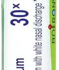 Boiron Kali Muriaticum 30X For Nasal Congestion With White Nasal Discharge 80 Pellets