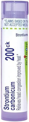 Boiron Strontium Carbonicum 200Ck For Head Congestion 80 Pellets