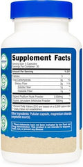 Nutricost Fiber Capsules With Prebiotic Fiber Supplement 300 Capsules Made With Organic Psyllium Husk & Organic Jerusalem Artichoke 60 Servings Gluten 3 G Per Serving