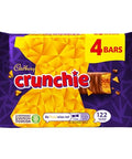Original Cadbury Crunchie Chocolate Bar Pack, Candy Imported From The UK England The Best Of British Honey Comb Coated In Chocolate Crunchie Bar