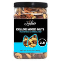 JaybeeÃƒÂ¢Ã¢â€šÂ¬Ã¢â€žÂ¢s Unsalted Mixed Nuts | 32 oz | Gourmet Roasted Deluxe Nut Mix with Cashews, Almonds, Pecans, Hazelnuts, Brazil Nuts (No Peanuts) | Keto, Vegan Friendly, Kosher, Healthy Snacks