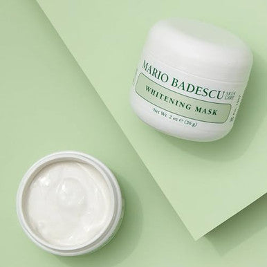 Mario Badescu Kojic Acid Whitening Mask - Illuminating Face Mask For Brightening Hydration & Discoloration - With Grapeseed Oil Beeswax & Vitamin E For Smoother Radiant Skin 2 Oz