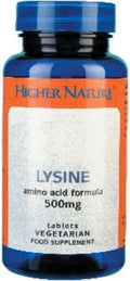 (2 Pack) - Higher Nature - Lysine 500mg | 90's | 2 Pack Bundle