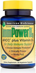 American Biosciences Immpowerd3 Ahcc + Vitamin D3 30 Count