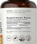 Carlyle Grass Fed Beef Liver Capsules 250 Count 4500Mg
