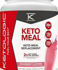 Ketologic Keto Meal Shake Powder For Optimal Results + Mct Oil + Grassfed Whey Perfectly Formulated Macros For Ketosis 20 Servings Chocolate
