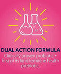 Azo Dual Protection Urinary & Vaginal Probiotics 30Ct + Vaginal Ph Test Kit 2 Selftests