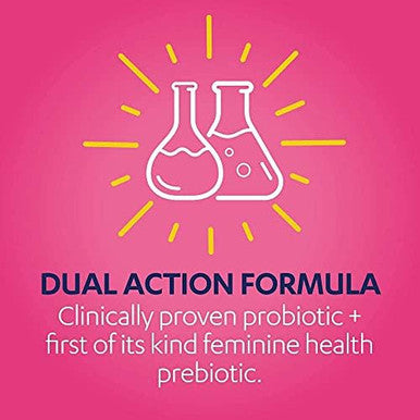 Azo Dual Protection Urinary + Vaginal Probiotic 30 Count Cranberry Urinary Health 50 Count