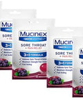 Mucinex Instasoothe Sore Throat Relief Sore Throat Lozenges Sore Throat Medicine With Hexylresorcinol Cough Drops Alternative 40 Elderberry & Wild Cherry Medicated Numbing Throat Drops