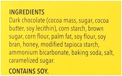 Schar Gluten Free Chocolate Honeygrams Crackers with Rich Dark Chocolate and Real Honey - 6.7 Ounce (Pack of 1)