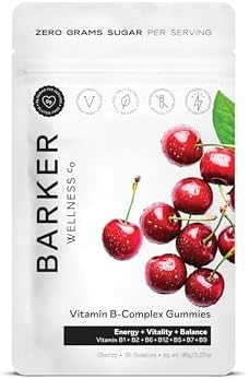 Barker Wellness Vitamin BComplex and Vitamin D3 + K2 Gummies Bundle