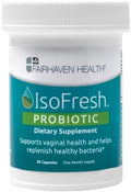 Fairhaven Health Isofresh Vaginal Probiotics For Women Supports Healthy Ph Balance For Women And Vaginal Odor One Per Day Lactobacillus Blend Gluten Supplement 30 Capsules