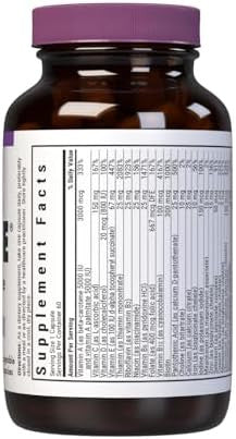 Bluebonnet Nutrition Mult One (With Iron) Daily Nutritional Support Vegetarian Friendly Kosher Gluten Dairy 60 Vegetable Capsules 60 Servings
