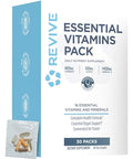 Revive Md Essential Vitamin Packs For Men & Women Daily Multivitamin Packets With Arjuna & Turmeric Extract Supports Heart Joint & Organ Health Travel-Friendly Vitamin Supplement (30 Servings)