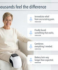 Forthiq Knee Massager Smart For Pain Relief With Heat And Red Light Therapy 2026 Updated Edition Relax Tight Muscles Ideal For Men & Women Fsa-Hsa Eligible