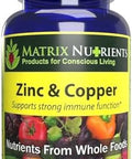 Zinc & Copper - Lab Tested For Highest Purity Fast Absorption, 100% Organic Natural Ingredients - Massive Immune Support - Repair Heart & Body - Vegan Tablets (60Ct)