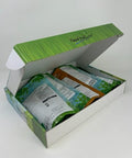 Food to Live Organic Superfoods in a Gift Box - A Variety Pack of Pumpkin Seeds, Hemp Seeds, Chia Seeds, Golden Flax Seeds, and Cacao Nibs