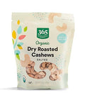 365 by Whole Foods Market, Organic Dry Roasted & Salted Cashews, 10 Ounce