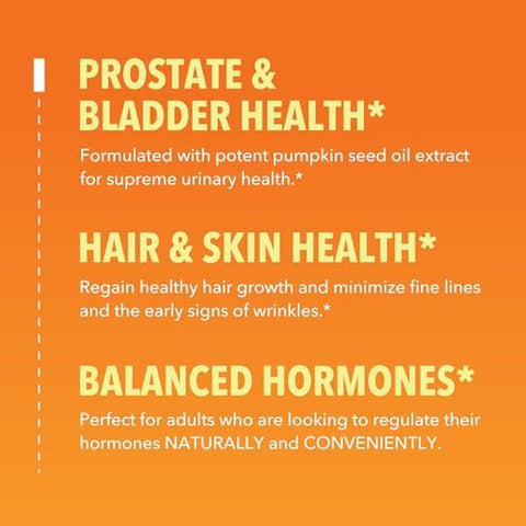 Pumpkin Seed Oil - USDA Organic - Cold Pressed for Hair, Prostate, and Hormone Support - 2 Month Supply - Liquid Drops for Men and Women - Vegan, Non-GMO, and Gluten Free - Unflavored, 1 Fl Oz