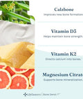 LifeSeasons Bone DensiT Osteo and Calcium Support Bone Mineral Density Pliability and Healing Skeletal Strength and Tissue Production Calcium Magnesium and Vitamin D 120 Capsules