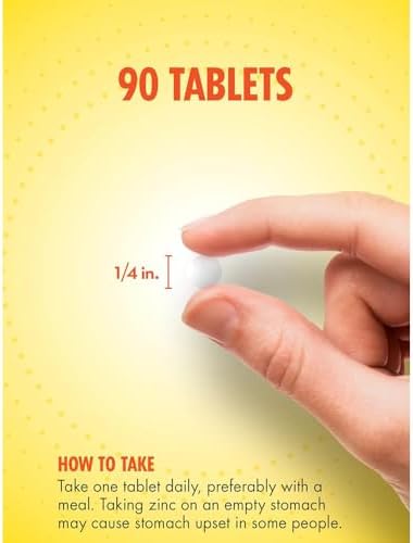 Sundance Vitamins Chelated Zinc 50 mg (Gluconate) 90 Tablets Pack of 2