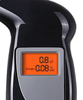 Tyenaza Breath Alcohol Tester Black Portable Sensitive High Accuracy Air Blowing Alcohol Tester With 5 Mouthpieces For Personal & Professional Use