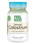 Feelgood Superfoods Bovine Colostrum Capsules 60 Capsules 2000Mg
