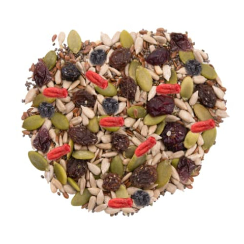 Gerbs Superfood Snack Mix 2 lbs. | Raw Seeds & Unsulfured Sweetened Dried Fruit, Resealable Bag | Sweet-Tart Fruit Meets Crunchy Seeds | Top 14 Allergen-Free