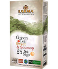 Hyleys Lakma Green Tea with Sweet & Soursop - 25 Tea Bags (1 Pack)